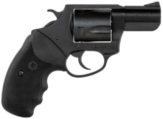 Charter Arms 63520 Mag Pug  Large 357 Mag, 5 Shot 2.20" Black Nitride Steel Barrel, Cylinder & Frame w/Black Finger Grooved Rubber Grip
