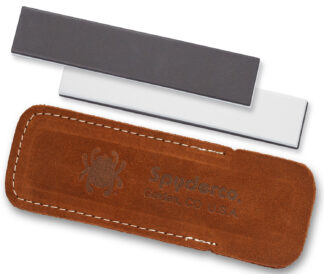 Spyderco Double Stuff 303MF Sharpening Stone Medium/Fine Ceramic (Black/White)