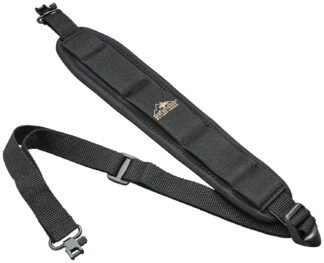 Butler Creek Comfort Stretch Sling 44" Black Neoprene with Uncle Mike's QD Swivel