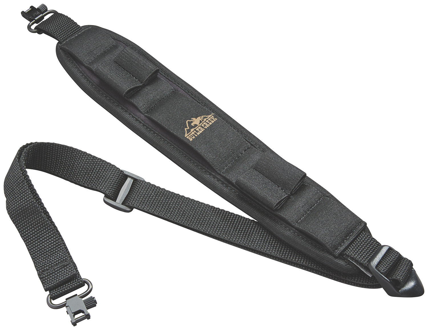 Butler Creek Comfort Stretch Sling, Alaskan Magnum, Black Neoprene, Adjustable 20-46 in
