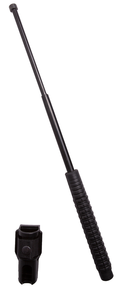 Uzi Accessories UZIEXB21 Uzi Expandable Baton, 8.25 in Closed to 21 in Expanded, Black Hardened Steel