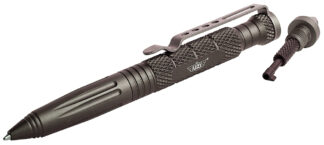 Uzi Accessories Tactical Pen UZITACPEN6GM 6 in Gun Metal Aluminum Glass Breaker/Cuff Key