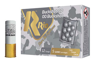 Rio Ammunition Royal Buckshot 12 Gauge 2.75 in #00 Buckshot, 9 Pellets
