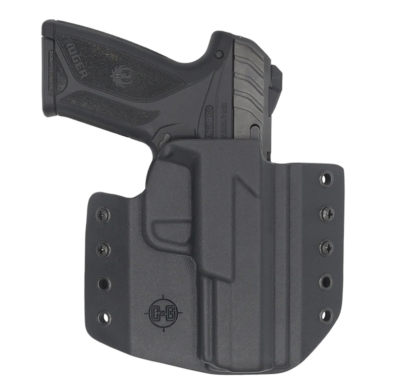C&G Holsters Ruger Security 9 OWB Right-Hand Black Holster