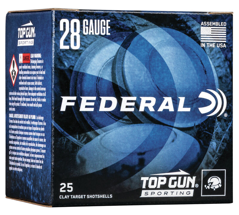 Federal Top Gun Sporting 28 Gauge 2.75 in 3/4 oz #7.5 Shot 25 Rounds
