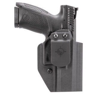 Mission First Tactical CZ P-10 Compact Appendix IWB/OWB Ambidextrous Holster, Matte Black