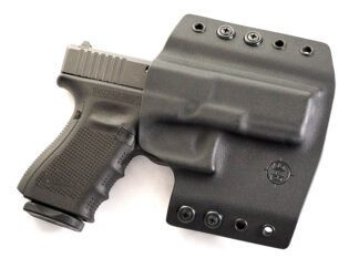 C&G Holsters OWB Covert Holster for Walther PDP 4.5 in, Left Handed, Black