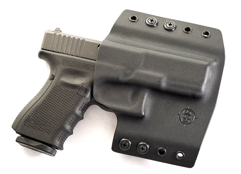 C&G Holsters OWB Covert Holster for Walther PDP 4.5 in, Left Handed, Black