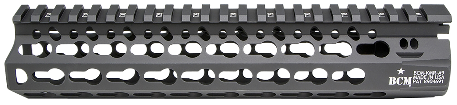 BCM KMR Alpha 9 in KeyMod Handguard (AR-15), Black Anodized Aluminum