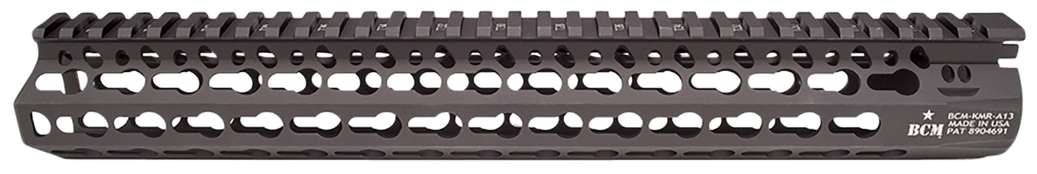 BCM KMR Alpha 13 in KeyMod Free-Float Aluminum Handguard, Black Anodized