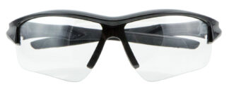 Howard Leight Uvex Acadia Anti-Fog Wraparound Safety Glasses, Clear Lens, Black Frame