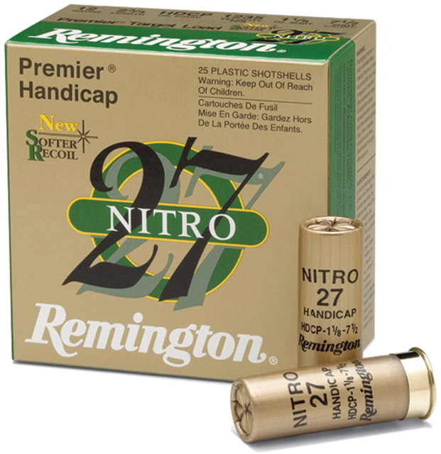 Remington Premium STS Target 12 Gauge 2 3/4 in #7.5 Shot, 1 1/8 oz, 25 Rounds