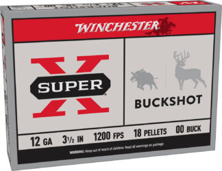Winchester Super X 12 Gauge 00 Buck 3.5 in Shell 5-Round Box