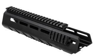 NCStar VISM AR-15 Triangle M-LOK Mid-Length Handguard, Black Anodized Aluminum
