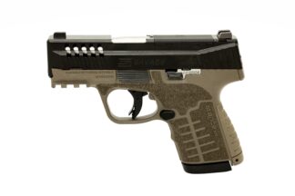 Savage Stance XR MC9 9mm Semi-Auto Pistol, 3.2 in, 13+1, Fixed 3-Dot Sights, FDE