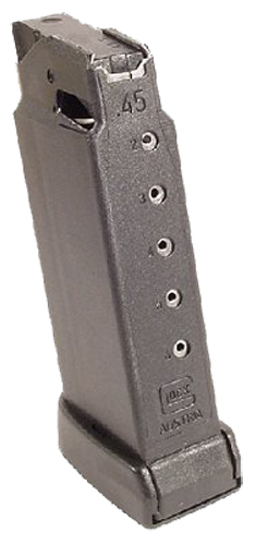 Glock 36 6rd .45 ACP Magazine (Black Polymer)