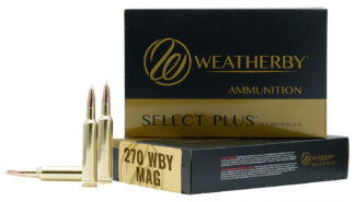 Weatherby Select Plus 270 WBY Mag 134gr Hammer Custom 20-Round Box