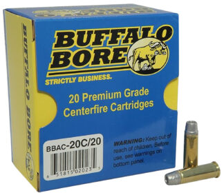 Buffalo Bore 20C20 .38 Special 158 gr Lead Semi-Wadcutter Hollow Point, Standard Pressure (20 Rounds)