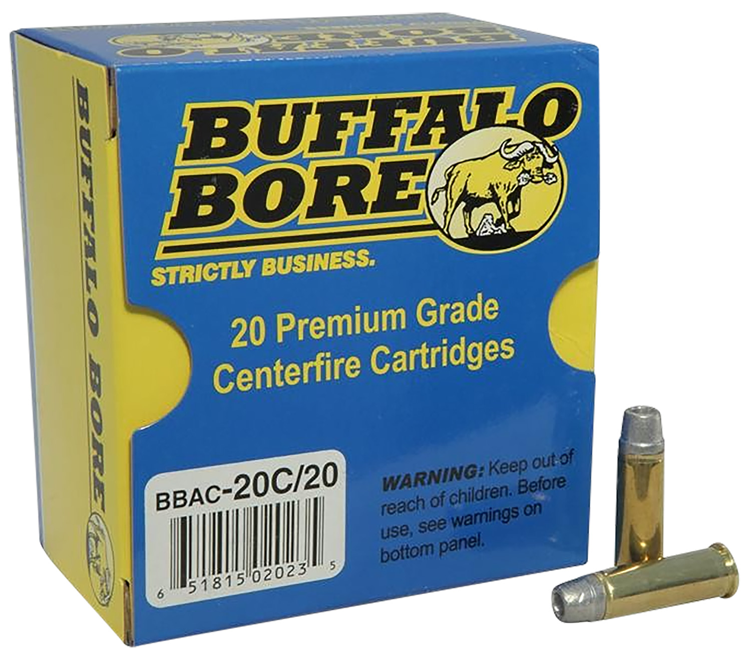 Buffalo Bore 20C20 .38 Special 158 gr Lead Semi-Wadcutter Hollow Point, Standard Pressure (20 Rounds)