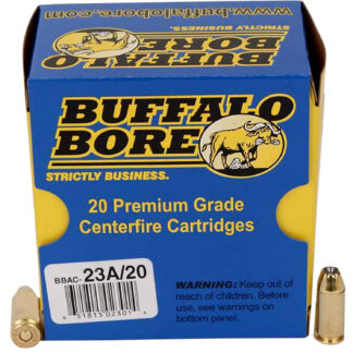 Buffalo Bore 23A20 Heavy Strictly Business 40 S&W +P 155 gr JHP, 20-Round Box