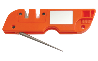 Accusharp Explorer Outdoor Survival Tool Multi-Tool with Knife & Tool Sharpener (Orange)