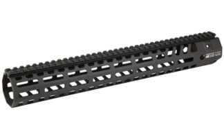 Angstadt Arms Suppressor Series 14.8 in M-LOK Handguard for AR-15, 1.7 in ID, Black Anodized