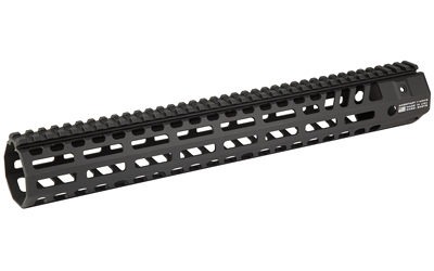 Angstadt Arms Suppressor Series 14.8 in M-LOK Handguard for AR-15, 1.7 in ID, Black Anodized