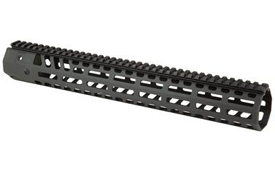 Angstadt Arms Suppressor Series 14.8 in M-LOK Handguard for AR-15, 1.7 in ID, Black Anodized
