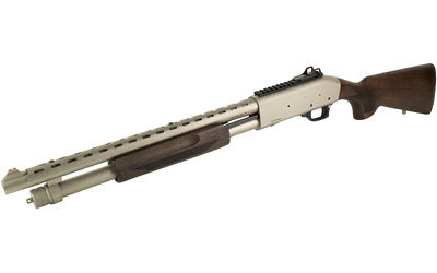 Legacy Sports International Citadel Mariner Pump-Action 12 Gauge 4+1 Nickel/Matte with Walnut Stock