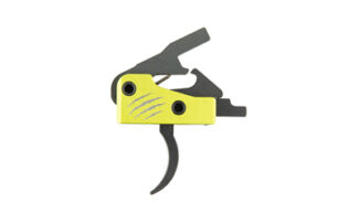 DPMS Panther Claw Drop-In Curved Bow Trigger 3.5lb, Black/Yellow