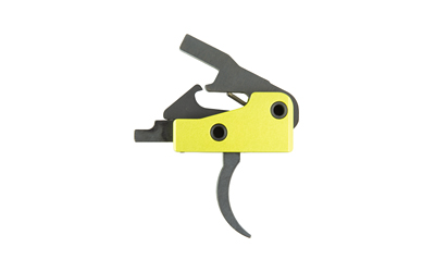 DPMS Panther Claw Drop-In Curved Bow Trigger 3.5lb, Black/Yellow