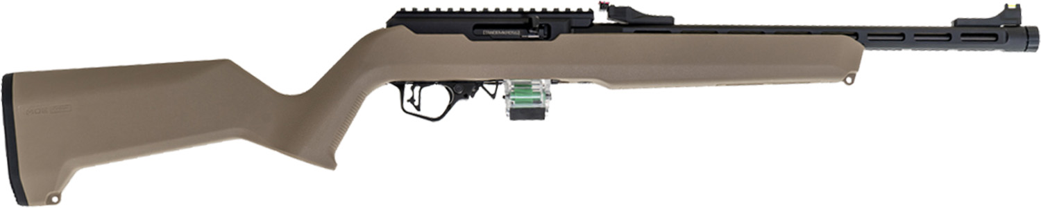 Tandemkross TKX22 Light Semi-Auto .22 LR 16.5 in Barrel, 20 Rounds, M-LOK (FDE/Black)