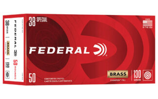 Federal Champion .38 Special 130 gr FMJ 50 Rounds Per Box