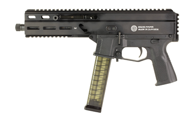 Grand Power Stribog SP45A3 .45 ACP 8 in Barrel, 20+1 Rounds, Black
