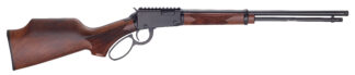 Henry H1 Sporter .22 WMR Lever Action 18.5 in Threaded Barrel, 12-Round, Blued Walnut