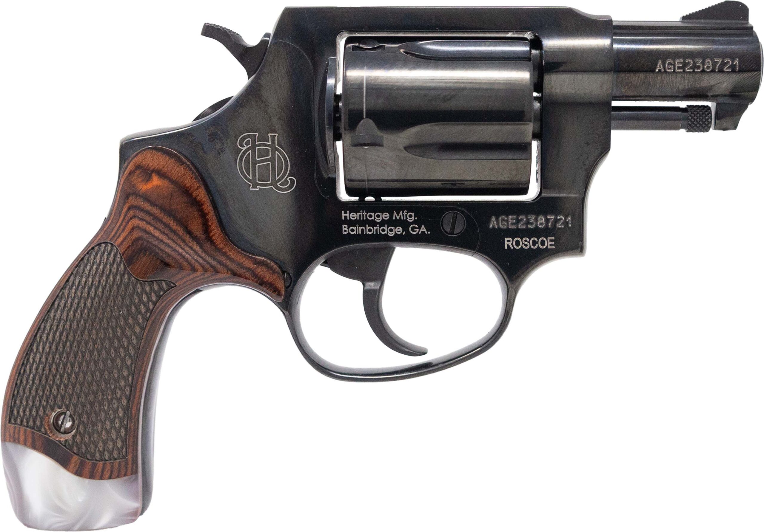 Heritage Arms Roscoe .38 Special 2 in Barrel 5-Round Double/Single Action Revolver