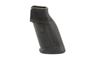 MDT Elite Pistol Grip, Black Polymer with Santoprene Overmold