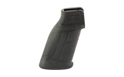 MDT Elite Pistol Grip, Black Polymer with Santoprene Overmold