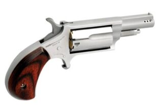 North American Arms Mini-Revolver .22 Magnum Single-Action 1.625in Stainless Ported Revolver, Fixed Sights