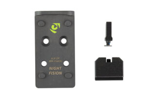 Night Fision Optic Plate + Backup Sight Combo for Glock MOS