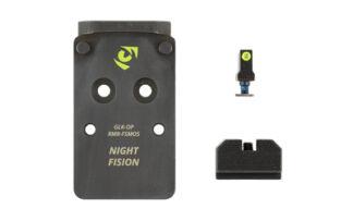 Night Fision MOS Optic Plate with RMR/507C Mounting and Co-Witness Night Sights