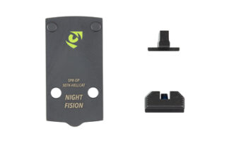 Night Fision Optic Plate + Backup Sight Combo for Springfield Hellcat (Length 6.9 in)