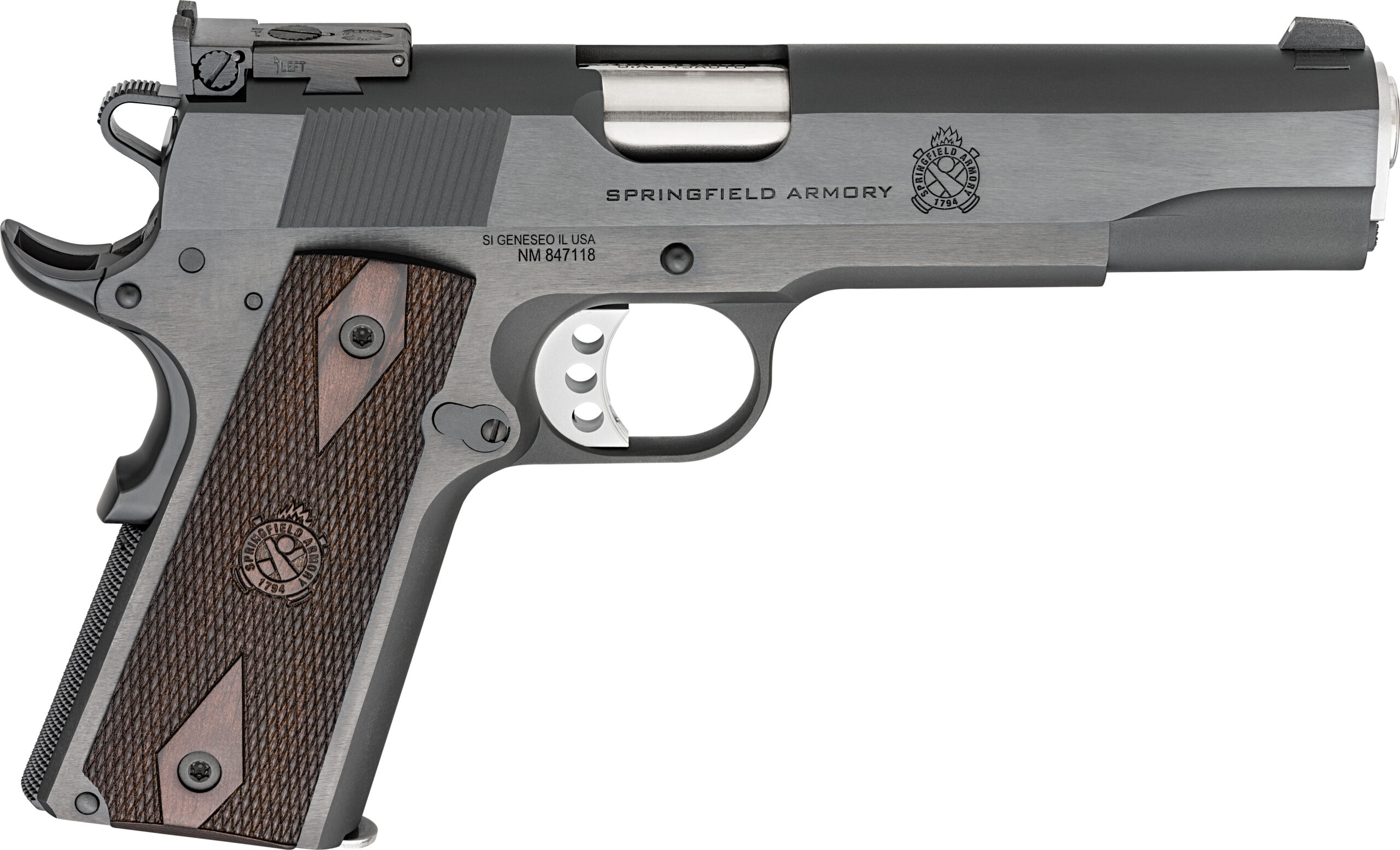 Springfield Armory 1911 Garrison Target Semi-Auto .45 ACP 5 in Barrel Serrated Slide