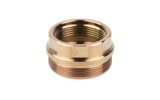 Rearden Atlas Alpha Low Profile Thread Adapter Mount 1.125x28 Heat Treat Finish (Gold)