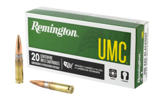 Remington UMC .300 AAC Blackout 220 gr Open Tip Flat Base (20 Rounds)