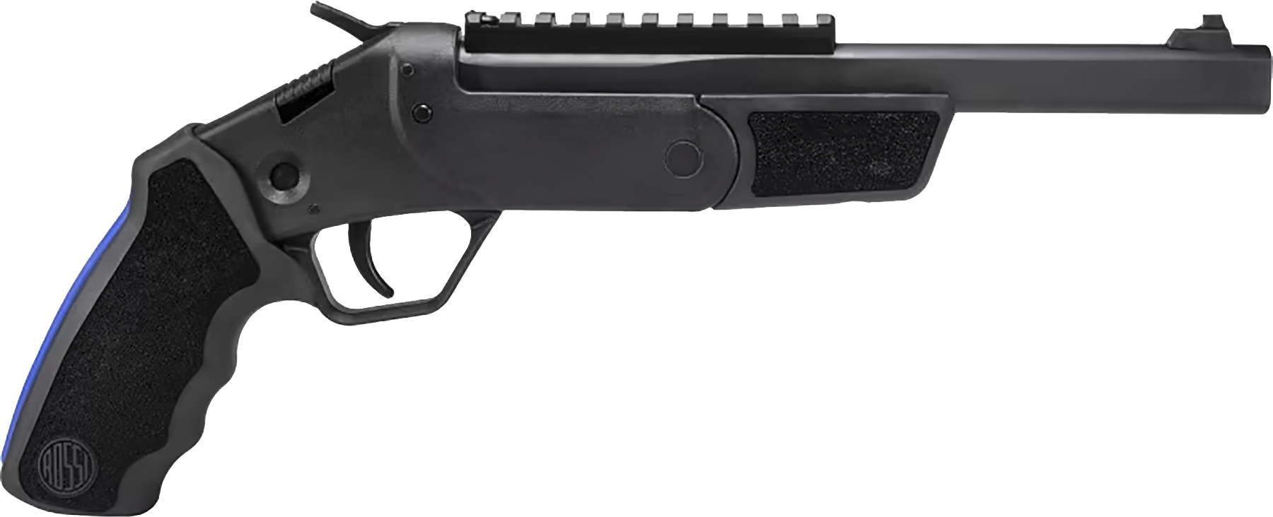 Rossi Brawler Single Shot .410 Bore/ .45 Colt 9 in Black, 1 Round, Picatinny Rail