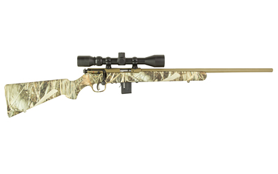 Savage 93 XP .22 Magnum Bolt Action Rifle, 21 in Barrel, 10+1 Rounds, Brush Camo