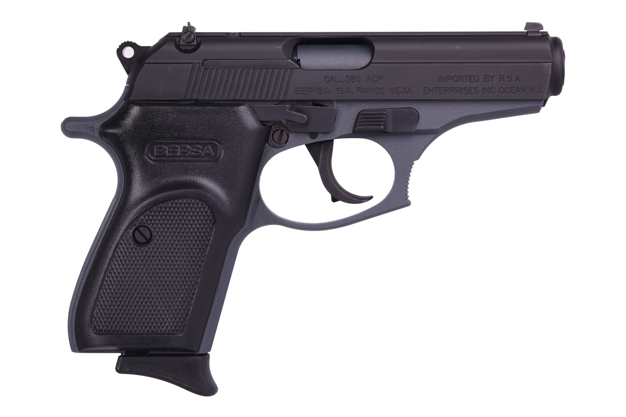 Bersa Thunder 380 Double-Action/Single-Action 380 ACP 3.5 in Barrel 8+1 Rounds Slate/Black