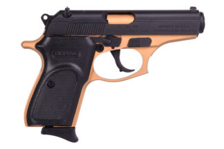 Bersa Thunder 380 .380 ACP Semi-Auto Pistol, 3.5 in Barrel, 8+1 Rounds, Gold/Black