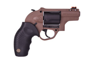 Taurus 605 Poly Protector .357 Magnum 2 in Revolver, 5 Rounds Brown Polymer/Matte Black